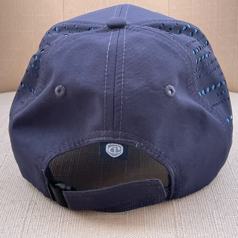 1338 Tryon Men Hat Blue Tone DETRIOT Baseball Cap hat - Picture 5 of 11